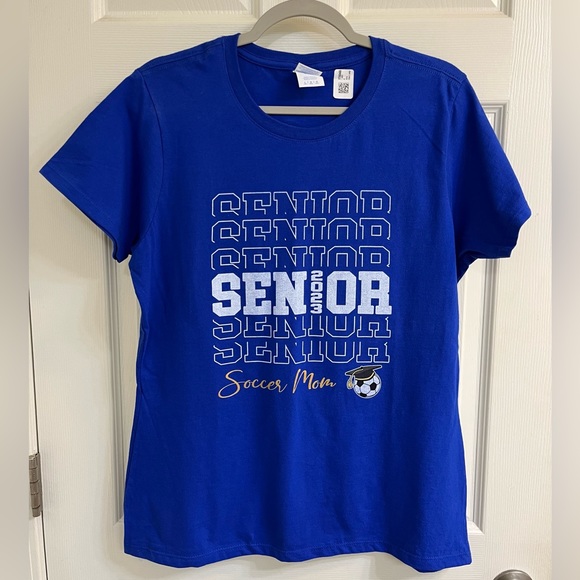 Port and Company Tops - New Senior Soccer Mom Tee T-Shirt 2023, Sz L